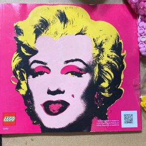 LEGO Art Andy Warhol's Marilyn Monroe Collectible Canvas Art Set  31197